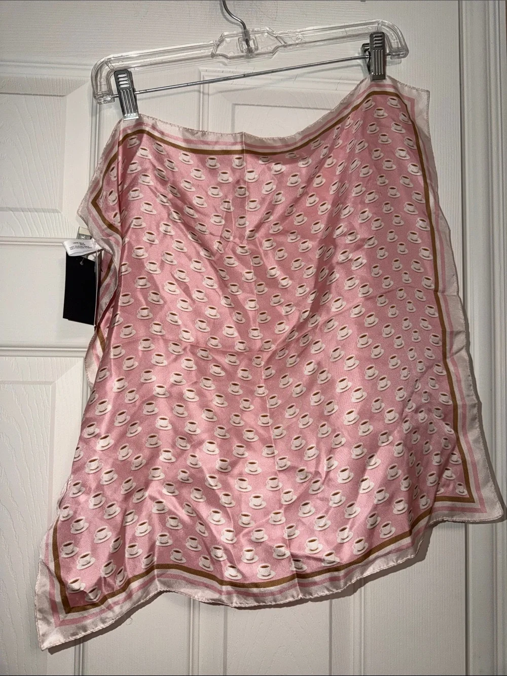 Barbieri Coffee Cup Silk Scarf